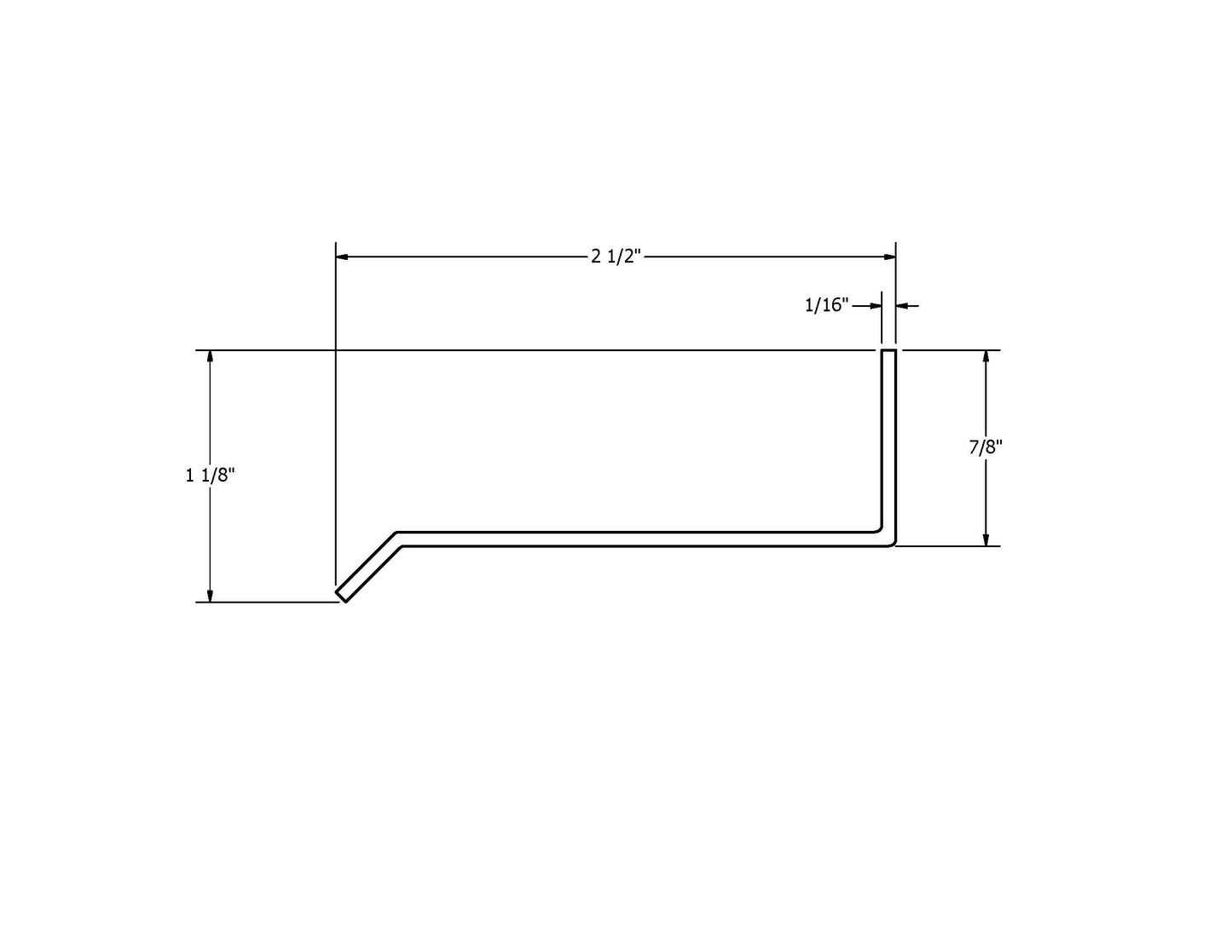 2.5" Head Flashing, Vinyl