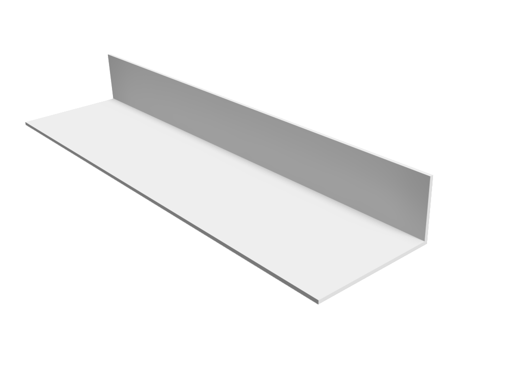 Angle, 90°, 1 x 2, Vinyl Trim