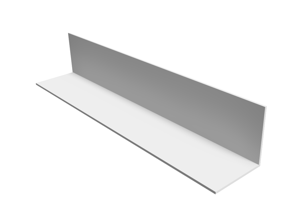 Angle, 90°, 1.5 x 1.5, Vinyl Trim