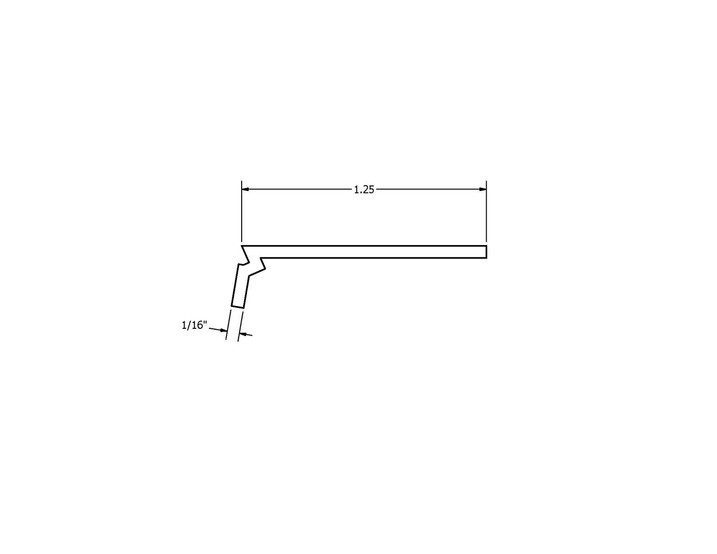 Glazing Bead 1.25", Vinyl