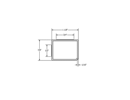 Jamb Extension  7/8 x 1-1/8, Vinyl, Pre-Taped