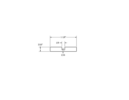 Setting Block 3/16"x 1.125"
