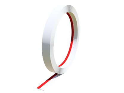 Rollo de moldura, moldura plana de vinilo de 2.25" x 250'